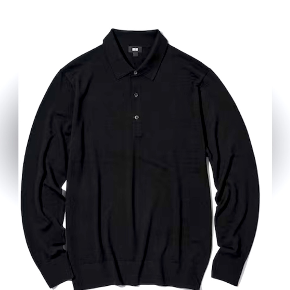 Men’s Uniqlo Merino Polo Shirt